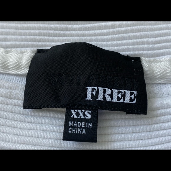 Wilfred Free thick white crop cotton sweat shirt - Picture 2 of 5